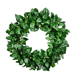 Camellia Leaves Wreath 34"