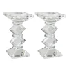 Crystal Candleholders 6" (Set of 2)