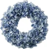 Faux Dried Hydrangea Wreath 20"