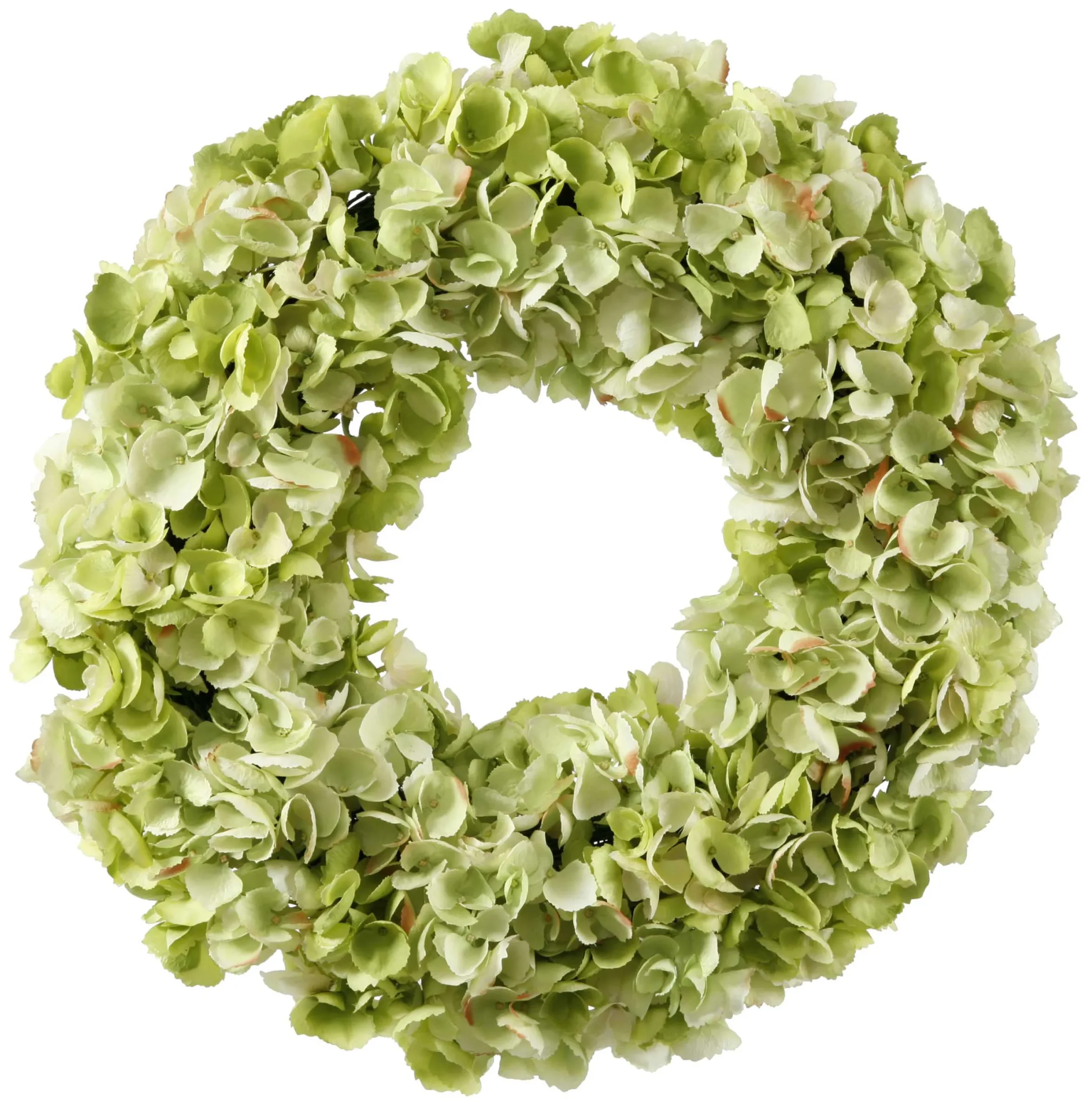 Faux Dried Hydrangea Wreath 20"