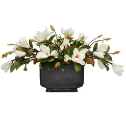 MAGNOLIA IN FOOTED PROFILE VASE 19"