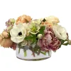 Mix Floral in Open Cylinder 9.5"