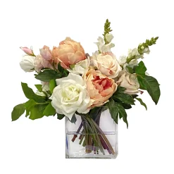 Mix Floral in Rectangle Vase 16"