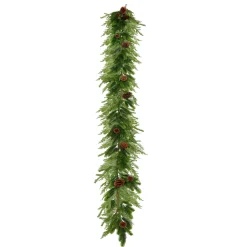 Mixed Pine Garland 9-ft