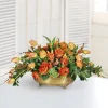 MIXED TULIP AND RANUNCULUS IN PLANTER 24"