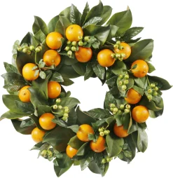 Orange Citrus Wreath 24"