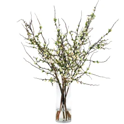 Peach Blossom in Vase 44"