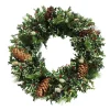 Pointed Holly Wreath 30"