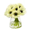 Poppy Bouquet in Vase 10"