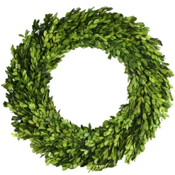 PRESERVED BOXWOOD WREATH 36"