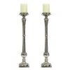 RIBBED CANDLESTICK HOLDER 23" (Set of 2)