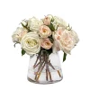 Rose Mix in Glass 13"