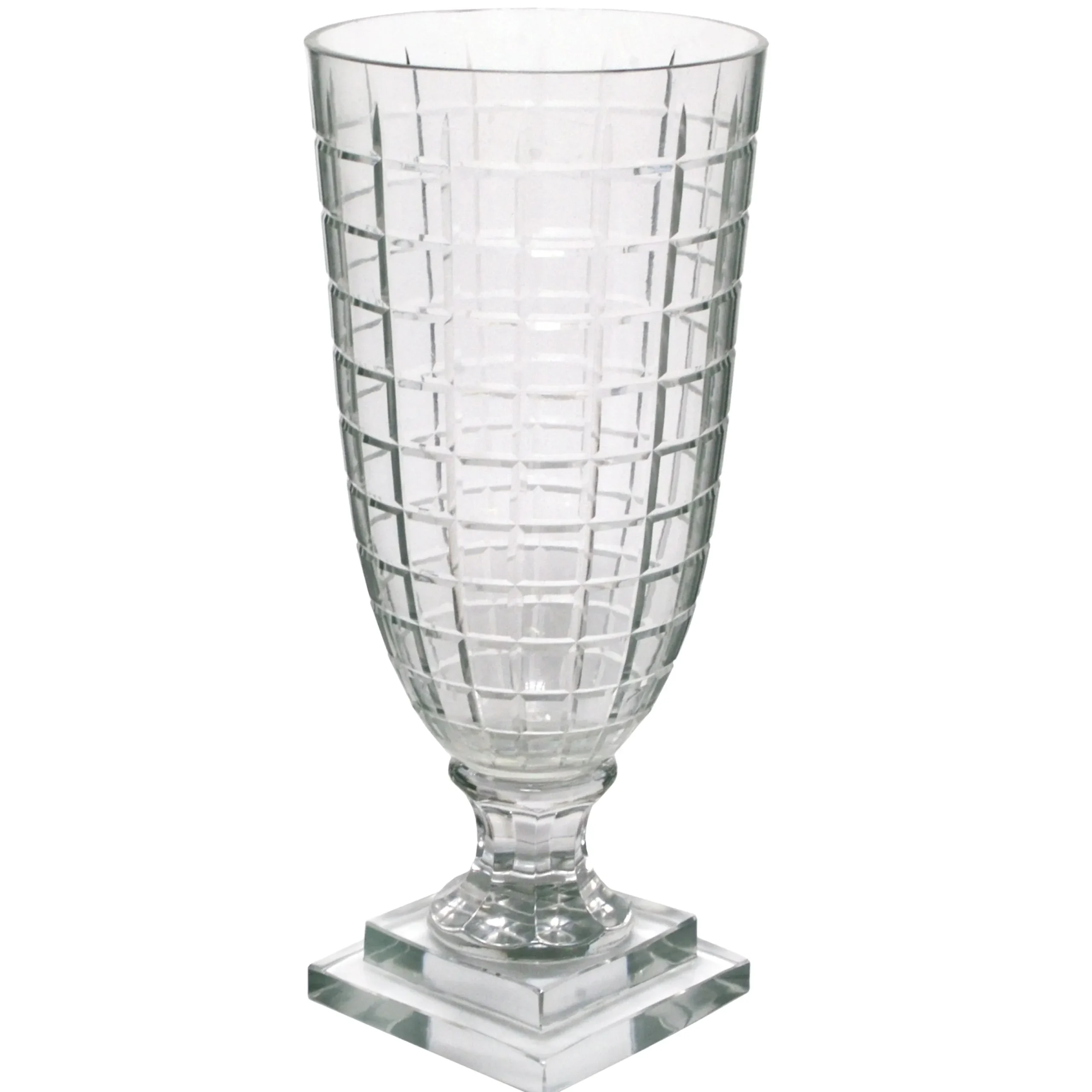 SQUARE CUT VASE 15''
