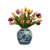 Tulip Mix in Ceramic Jar 24-inches tall