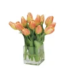 Tulips in Vase 13"