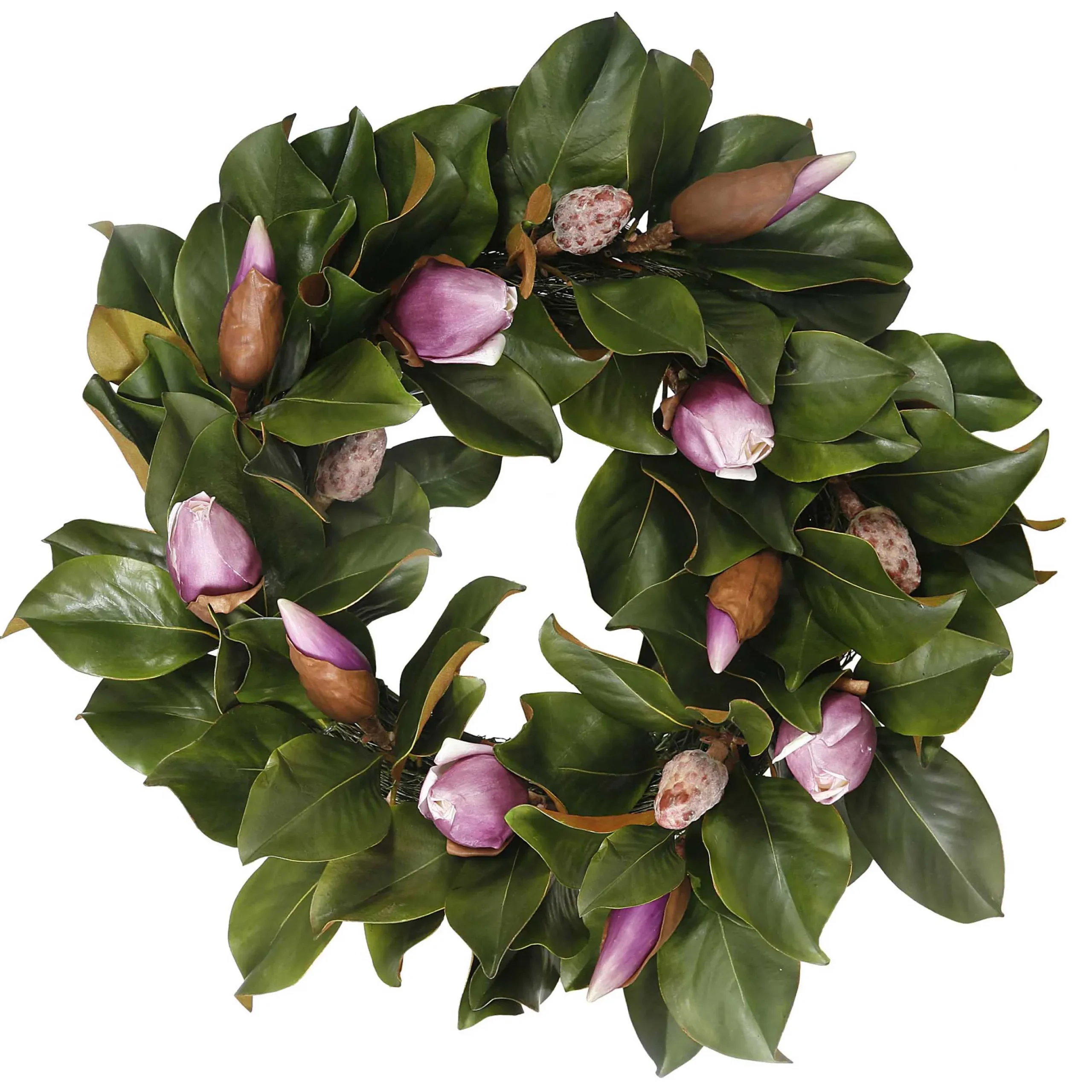 WREATH MAGNOLIA BUD 24"