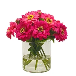 Zinnia in Cylinder 12"